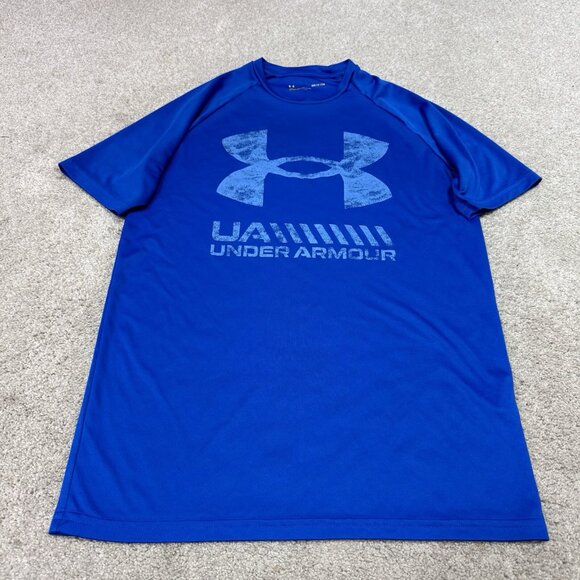 Under Armour T-Shirt Men’s Blue Short Sleeve Size Small - Picture 5 of 10